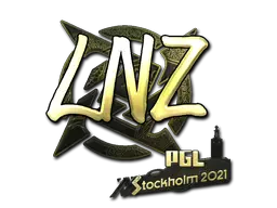 Sticker | LNZ (Gold) | Stockholm 2021 Sticker | LNZ (Gold) | Stockholm 2021