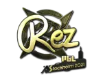 Sticker | REZ (Gold) | Stockholm 2021