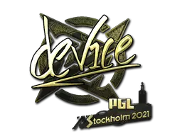 Sticker | device (Gold) | Stockholm 2021 Sticker | device (Gold) | Stockholm 2021