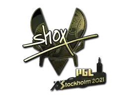 Sticker | shox (Gold) | Stockholm 2021 Sticker | shox (Gold) | Stockholm 2021