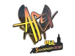 Sticker | apEX (Holo) | Stockholm 2021 Sticker | apEX (Holo) | Stockholm 2021