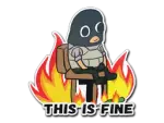 Sticker | This Is Fine (T)