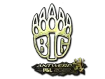 Sticker | BIG (Gold) | Antwerp 2022