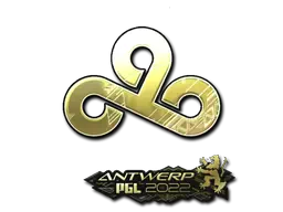 Sticker | Cloud9 (Gold) | Antwerp 2022 Sticker | Cloud9 (Gold) | Antwerp 2022