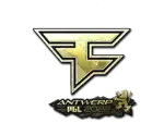Sticker | FaZe Clan (Gold) | Antwerp 2022