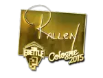 Sticker | rallen (Gold) | Cologne 2015
