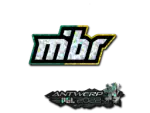 Sticker | MIBR (Glitter) | Antwerp 2022