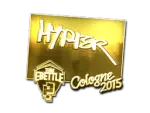 Sticker | Hyper (Gold) | Cologne 2015