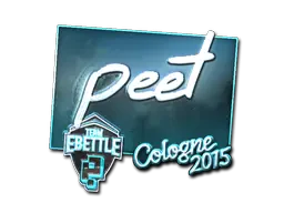 Sticker | peet (Foil) | Cologne 2015 Sticker | peet (Foil) | Cologne 2015