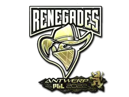 Sticker | Renegades (Gold) | Antwerp 2022 Sticker | Renegades (Gold) | Antwerp 2022