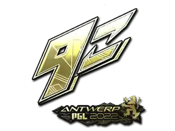 Sticker | 9z Team (Gold) | Antwerp 2022 Sticker | 9z Team (Gold) | Antwerp 2022