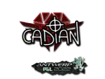 Sticker | cadiaN (Glitter) | Antwerp 2022
