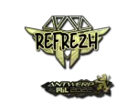 Sticker | refrezh (Gold) | Antwerp 2022