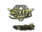 Sticker | sjuush (Gold) | Antwerp 2022