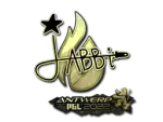 Sticker | jabbi (Gold) | Antwerp 2022