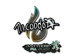 Sticker | nicoodoz (Glitter) | Antwerp 2022 Sticker | nicoodoz (Glitter) | Antwerp 2022