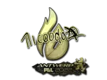 Sticker | nicoodoz (Gold) | Antwerp 2022