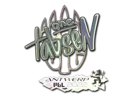 Sticker | tabseN (Holo) | Antwerp 2022 Sticker | tabseN (Holo) | Antwerp 2022