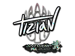 Sticker | tiziaN (Glitter) | Antwerp 2022