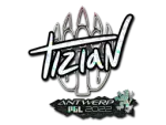 Sticker | tiziaN (Glitter) | Antwerp 2022