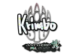 Sticker | Krimbo (Glitter) | Antwerp 2022