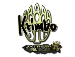 Sticker | Krimbo (Gold) | Antwerp 2022
