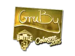 Sticker | GruBy (Gold) | Cologne 2015