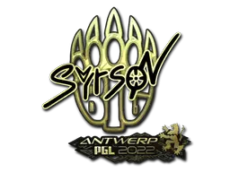 Sticker | syrsoN (Gold) | Antwerp 2022