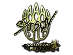 Sticker | syrsoN (Gold) | Antwerp 2022