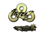 Sticker | interz (Gold) | Antwerp 2022