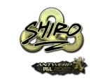 Sticker | sh1ro (Gold) | Antwerp 2022