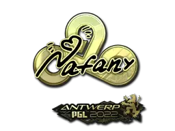 Sticker | nafany (Gold) | Antwerp 2022 Sticker | nafany (Gold) | Antwerp 2022
