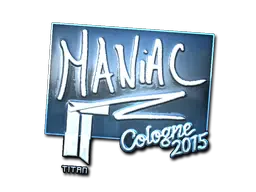 Sticker | Maniac (Foil) | Cologne 2015 Sticker | Maniac (Foil) | Cologne 2015