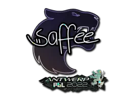 Sticker | saffee (Glitter) | Antwerp 2022