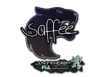 Sticker | saffee (Glitter) | Antwerp 2022