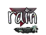Sticker | rain (Glitter) | Antwerp 2022
