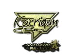 Sticker | karrigan (Gold) | Antwerp 2022