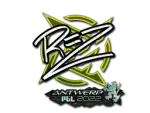 Sticker | REZ (Glitter) | Antwerp 2022