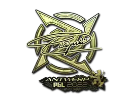 Sticker | Plopski (Gold) | Antwerp 2022 Sticker | Plopski (Gold) | Antwerp 2022