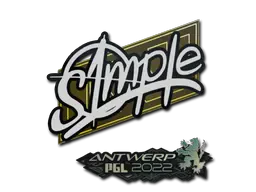 Sticker | s1mple | Antwerp 2022 Sticker | s1mple | Antwerp 2022