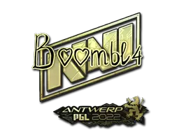 Sticker | Boombl4 (Gold) | Antwerp 2022