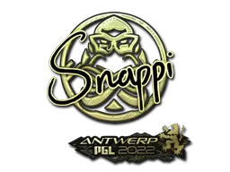 Sticker | Snappi (Gold) | Antwerp 2022 Sticker | Snappi (Gold) | Antwerp 2022