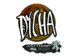 Sticker | dycha (Glitter) | Antwerp 2022