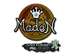 Sticker | maden (Glitter) | Antwerp 2022 Sticker | maden (Glitter) | Antwerp 2022