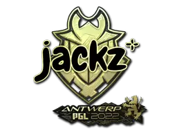 Sticker | JaCkz (Gold) | Antwerp 2022 Sticker | JaCkz (Gold) | Antwerp 2022
