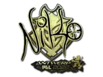 Sticker | NiKo (Gold) | Antwerp 2022
