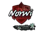 Sticker | Norwi (Glitter) | Antwerp 2022