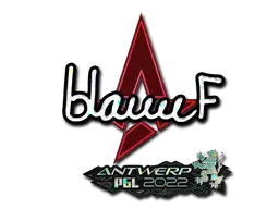 Sticker | blameF (Glitter) | Antwerp 2022