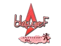 Sticker | blameF (Holo) | Antwerp 2022 Sticker | blameF (Holo) | Antwerp 2022