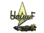 Sticker | blameF (Gold) | Antwerp 2022